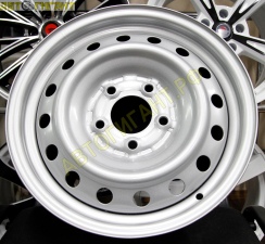 Диск стальной Red Wheel (RS003) R15*6.0 5*114,3 ET +40 ЦО 72мм Silver