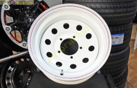 Диск стальной Red Wheel (RS-Trofy) R16*8.0 5*139,7 ET -19 ЦО 110,1мм white
